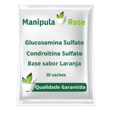 GLUCOSAMINA E CONDROITINA SABOR LARANJA  30 SACHES