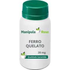 FERRO QUELATO 20 mg - 60 Cápsulas