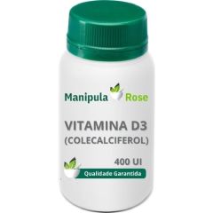 VIT D3 (COLECALCIFEROL) 400 UI - 60 Cápsulas